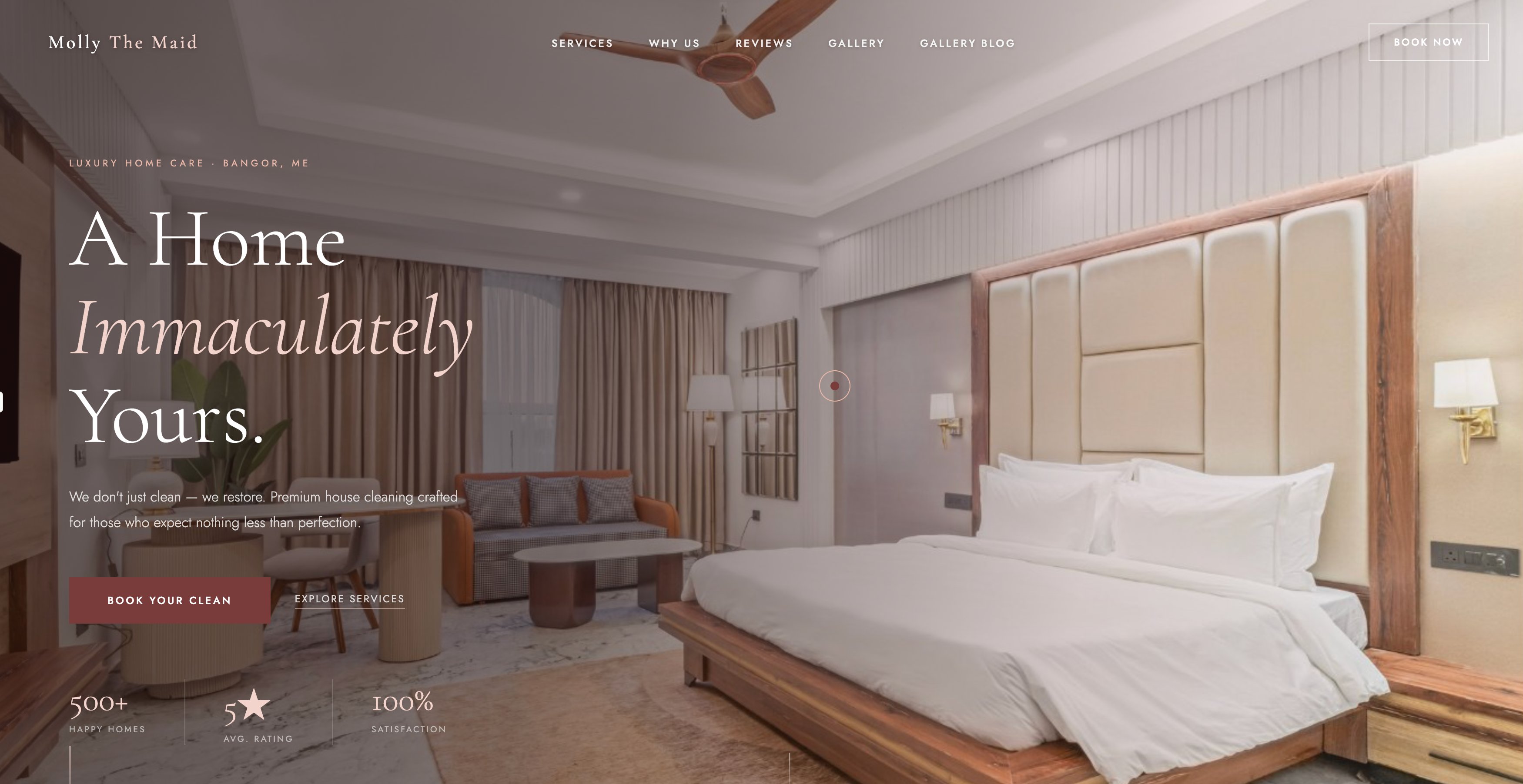 Molly The Maid — elegant residential cleaning sample